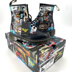 Dr. Martens 1460 BASQUIAT LEATHER LACE UP COMBAT BOOTS​ Limited Edition NEW